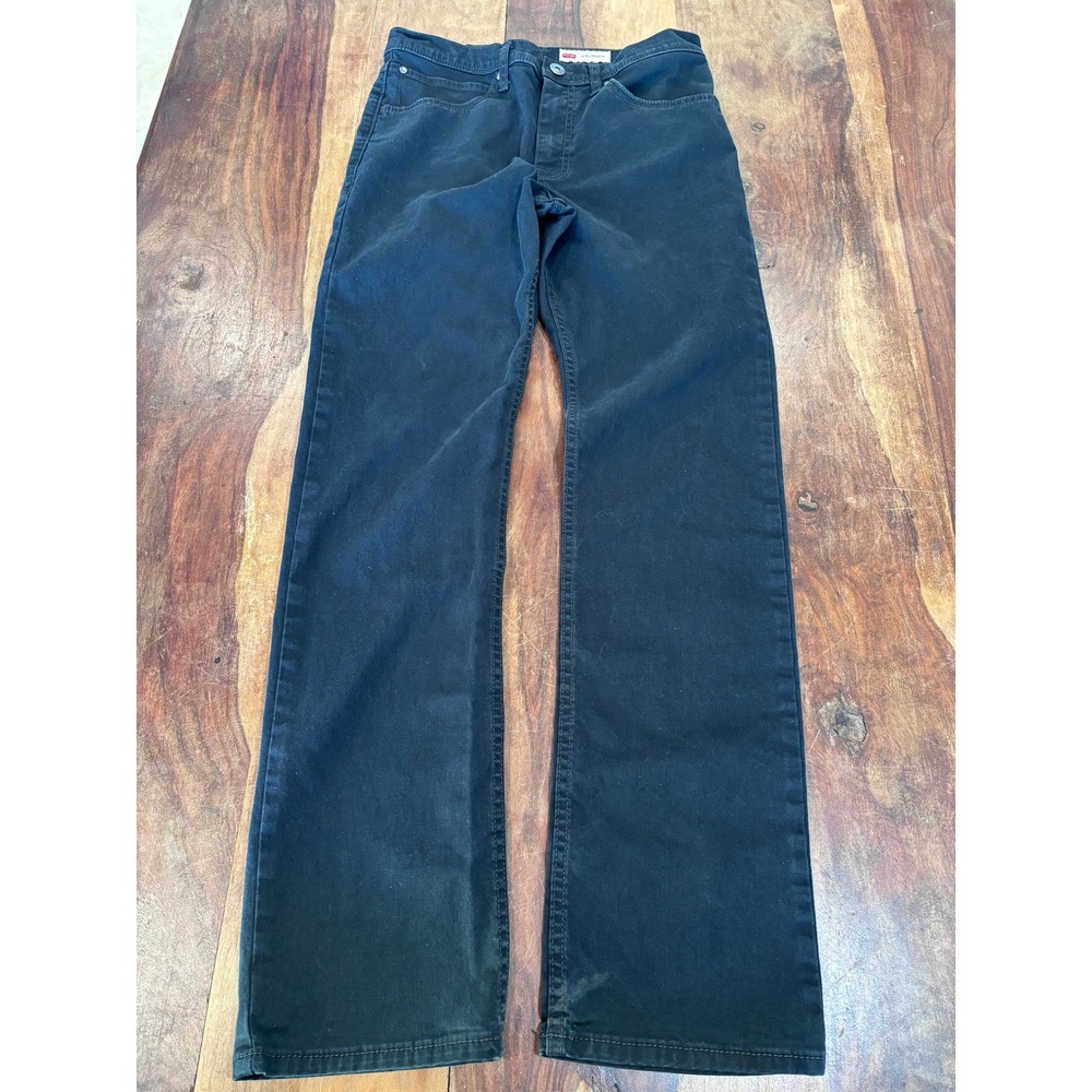 Wrangler slim straight jeans mens 30x32 black comfort stretch denim G2WRWCV
